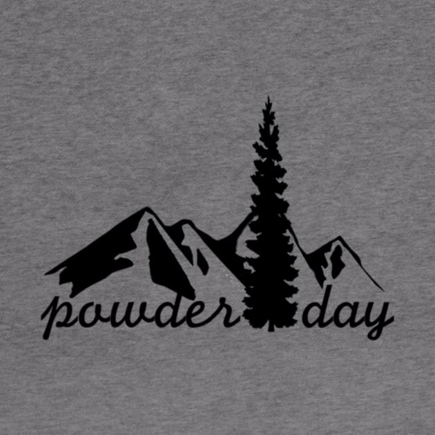 Powder Day - Small by PowderDayMountainApparel